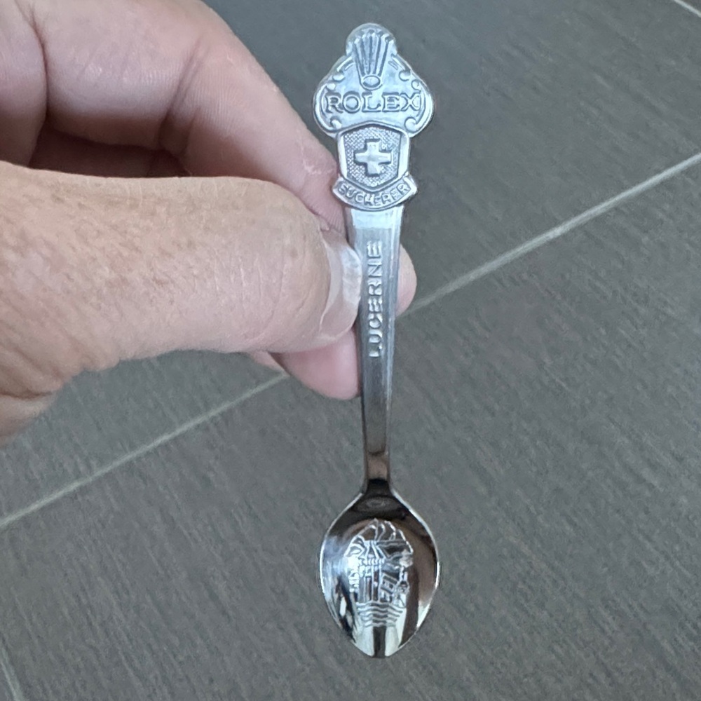 Rolex Silver Collectible Lucerne Souvenir Spoon